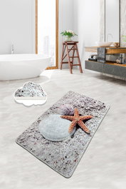 Mijölnir Starfish Alfombrilla de baño 70 x 120 cm Multicolor